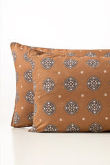 Amber Brown T-150 Pillow Cover Set