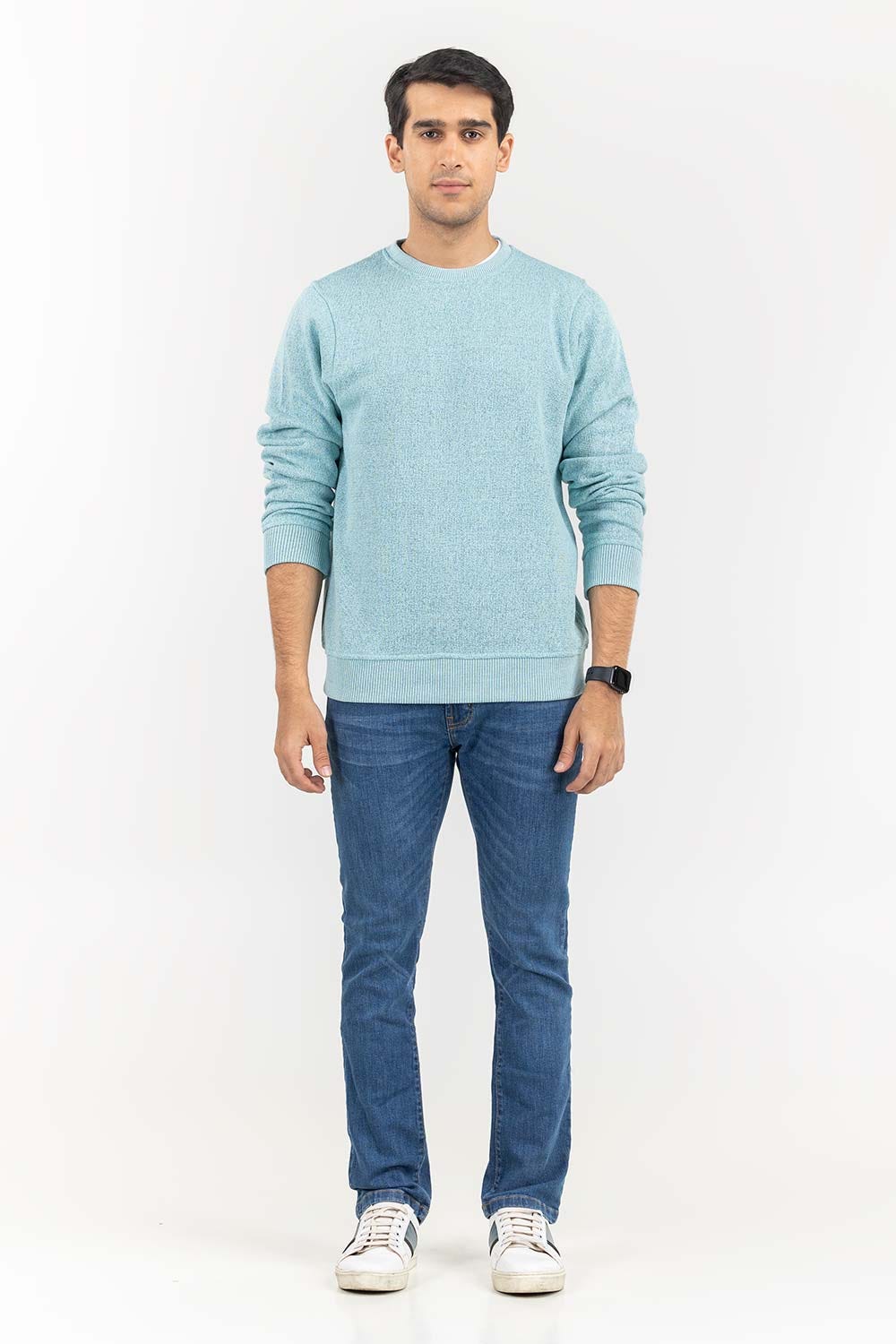 Aqua Basic Crew Neck SweatShirt SWS-B22-085