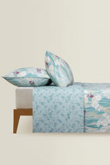 Aqua Impasto T-150 Quilt Cover Set