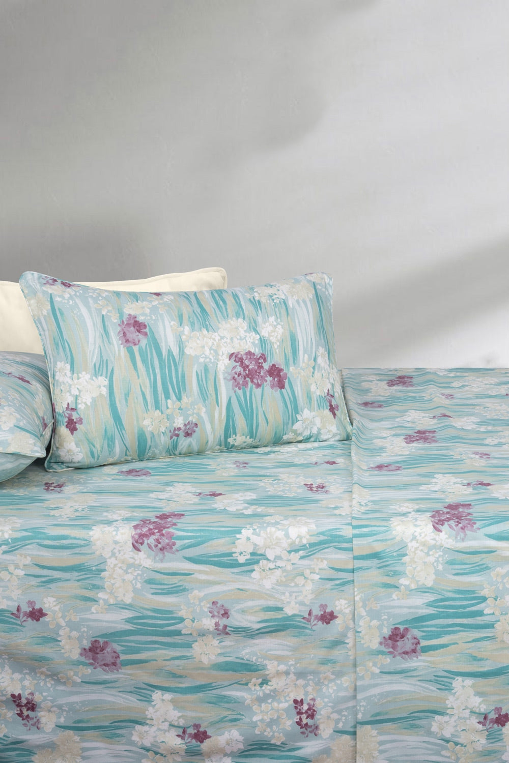 Aqua Impasto T-150 Bed Sheet Set