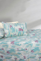 Aqua Impasto T-150 Bed Sheet Set