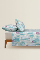 Aqua Impasto T-150 Bed Sheet Set