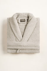 Ash Lilac Combed Bathrobe