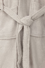 Ash Lilac Combed Bathrobe