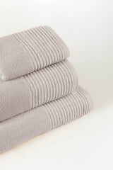 Ash Lilac Combed Towel Plain