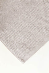 Ash Lilac Combed Towel Plain