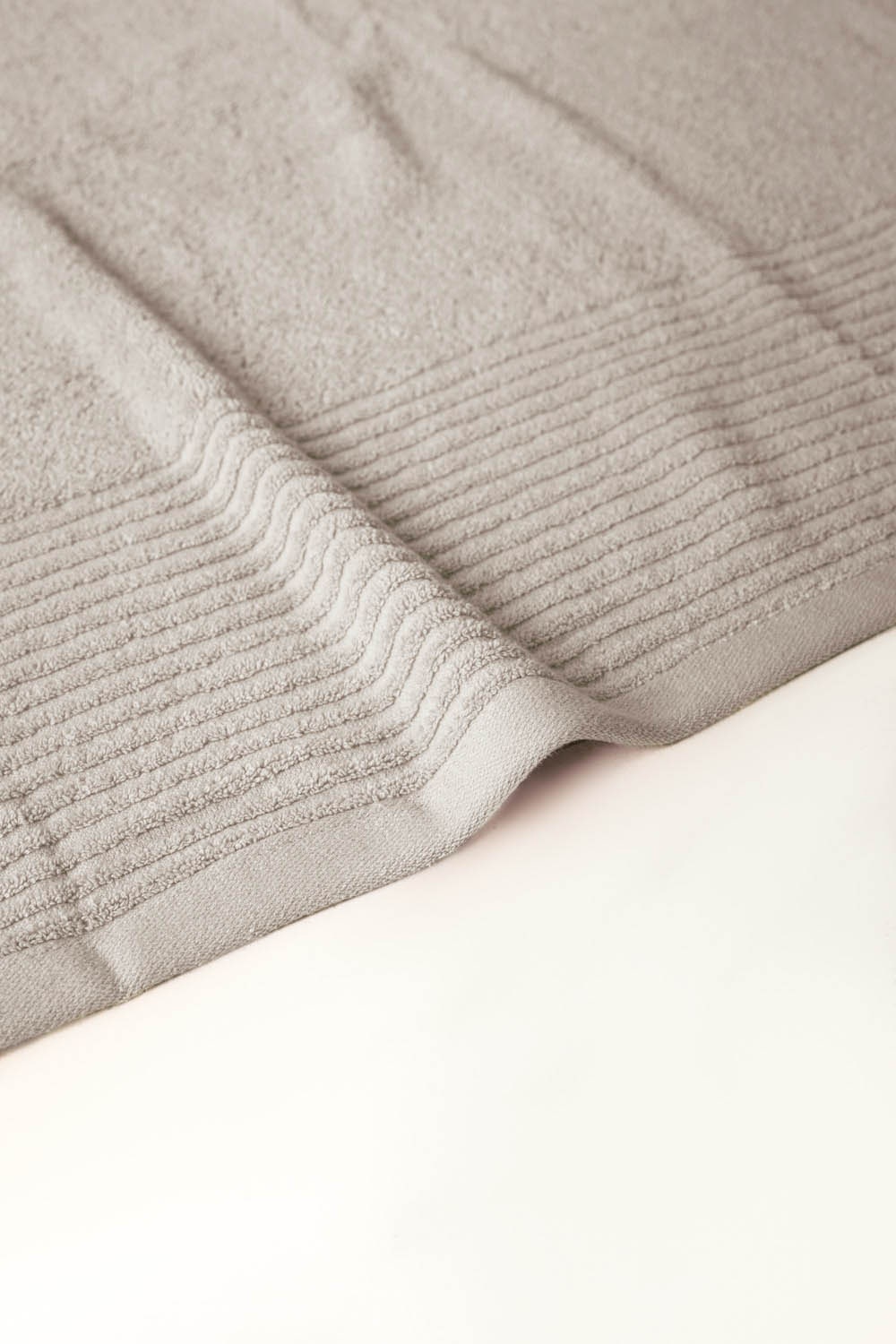Ash Lilac Combed Towel Plain