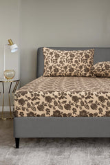 Ash Flora T-200 Fitted Sheet Set