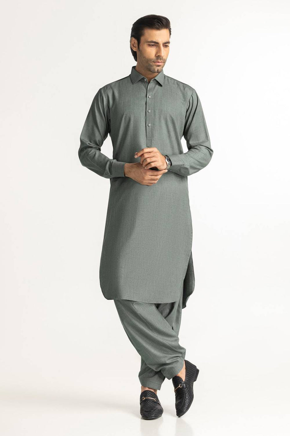 Aubin Unstitched Fabric Blended