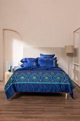 Aura Stone Embroidered T-200 Quilt Cover Set