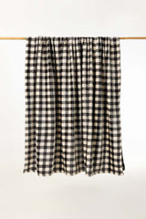 AW24-Checkered Single Ply Fleece Throw