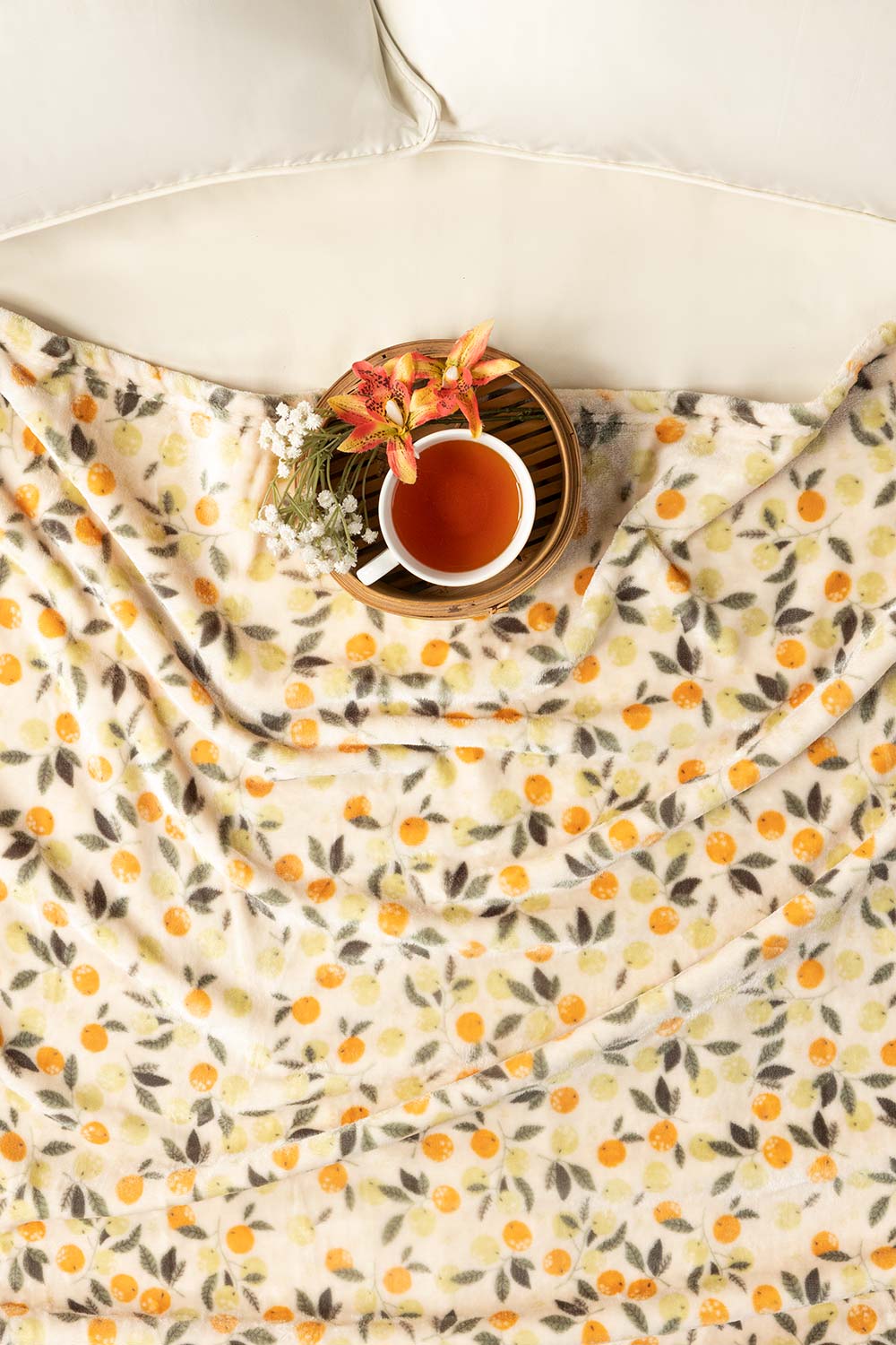 AW24-Fruity Single Ply Fleece Throw