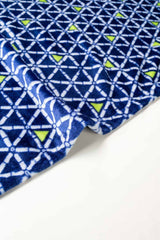AW24-Neon Triangle Single Ply Fleece Throw