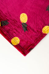 AW24-Pineapple Single Ply Fleece Throw