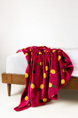 AW24-Pineapple Single Ply Fleece Throw
