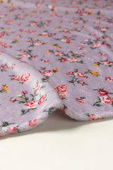 AW24-Rose Fog Single Ply Fleece Throw