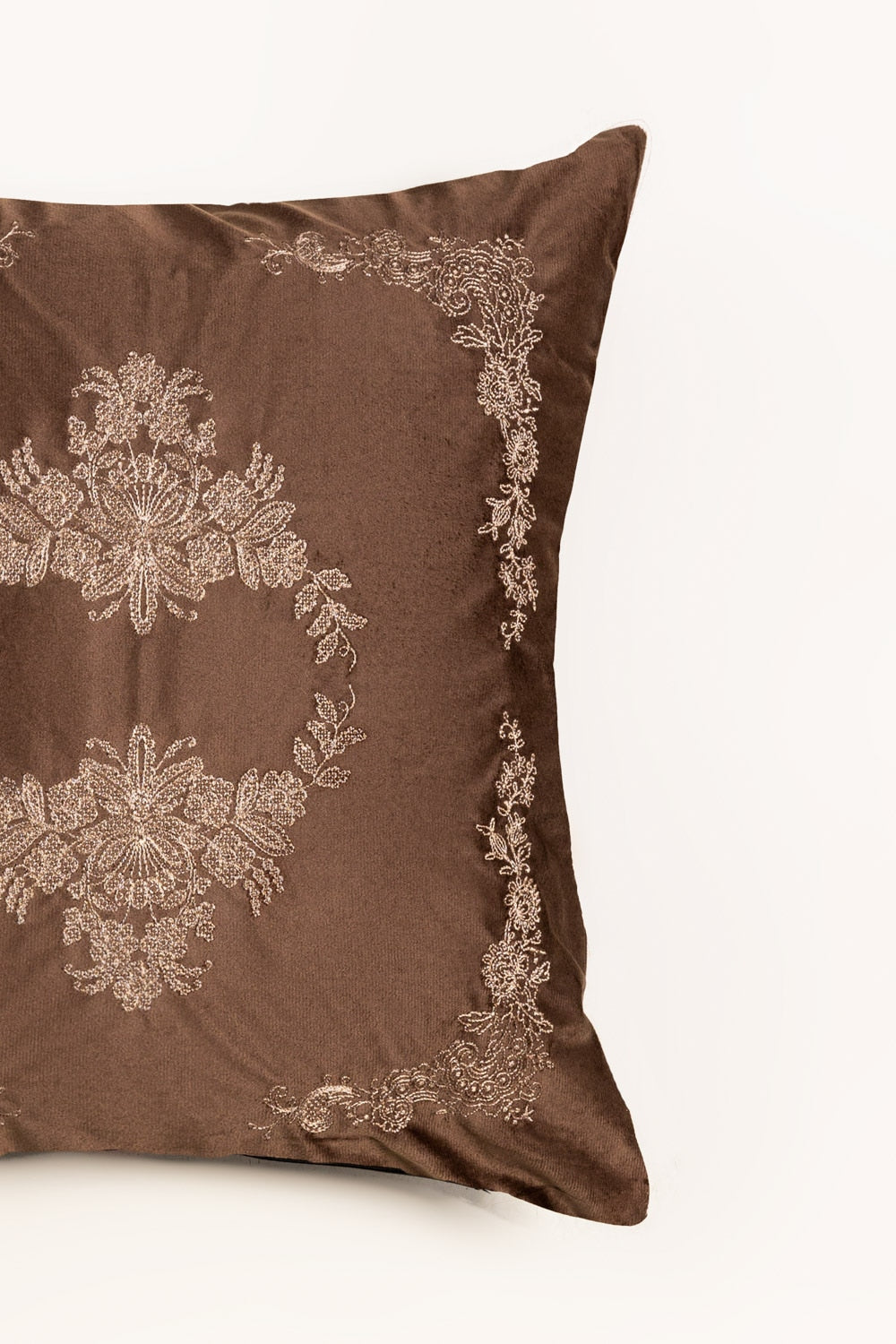 VEC -001 Velvet Embroidered Cushion Cover