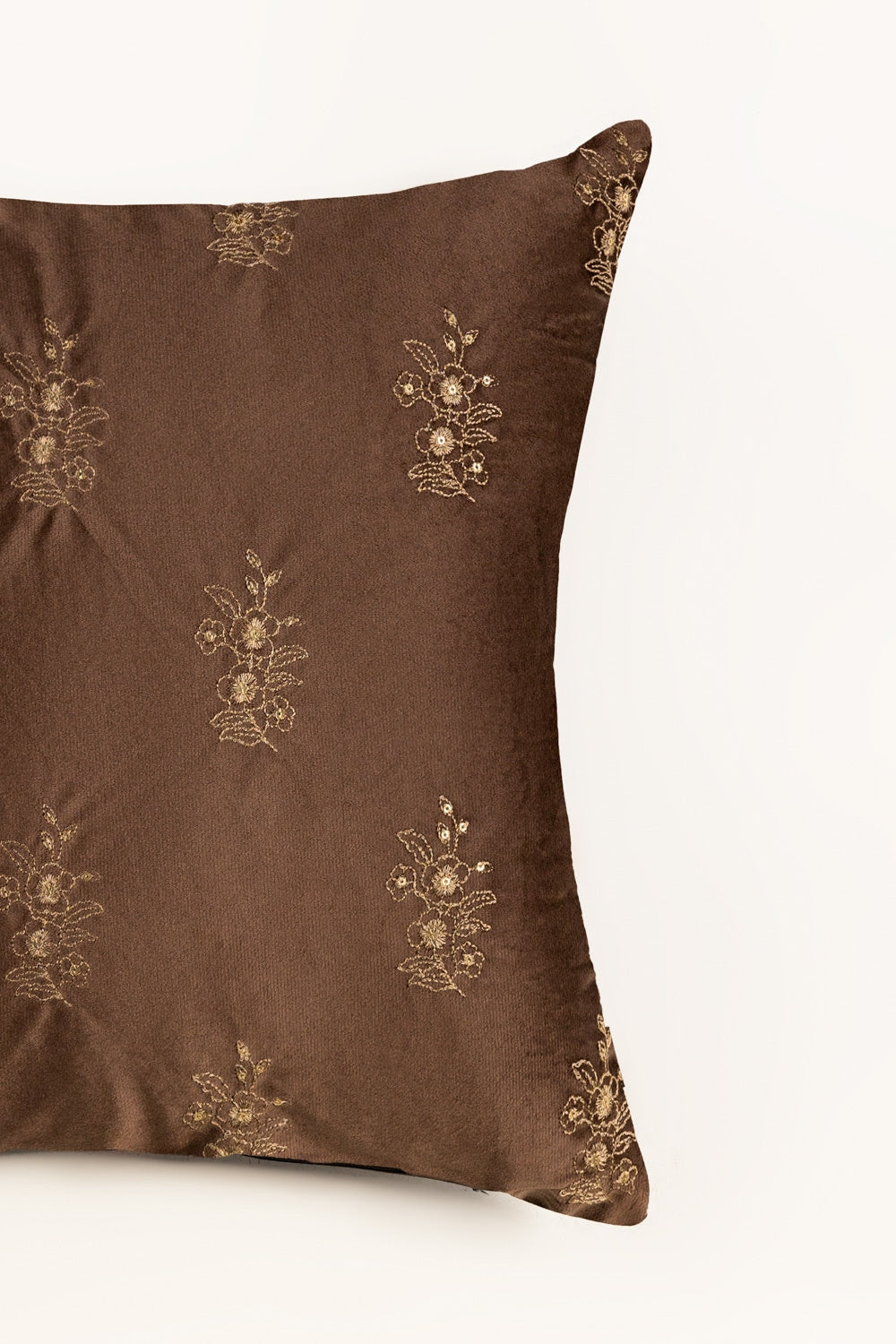VEC -003 Velvet Embroidered Cushion Cover