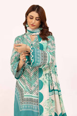 3 Piece Unstitched Printed Karandi Suit AY-42003