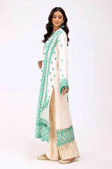 3 Piece Unstitched Embroidered Karandi Suit with Embroidered Karandi Dupatta AY-42008