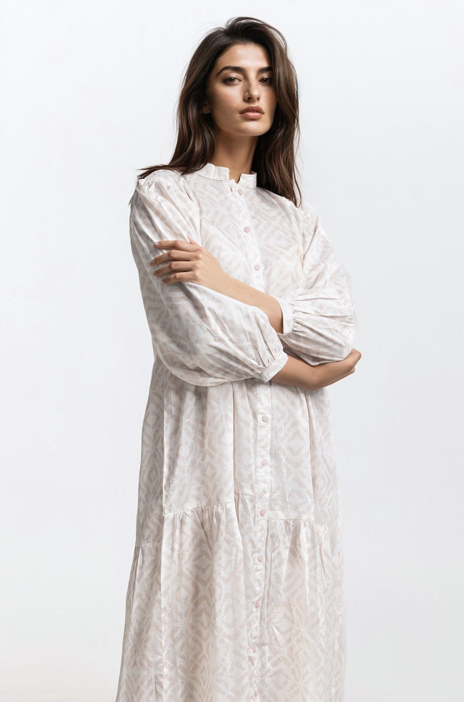 Ban-Collar Dress