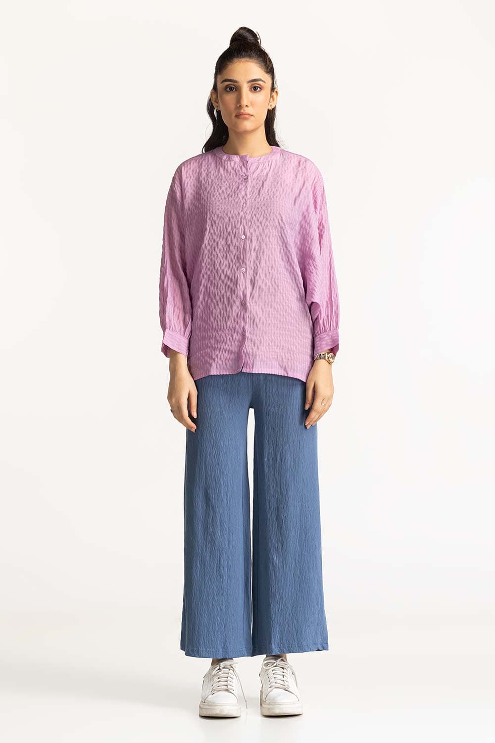 Band Collar Shirt WM-CS-SS24-066