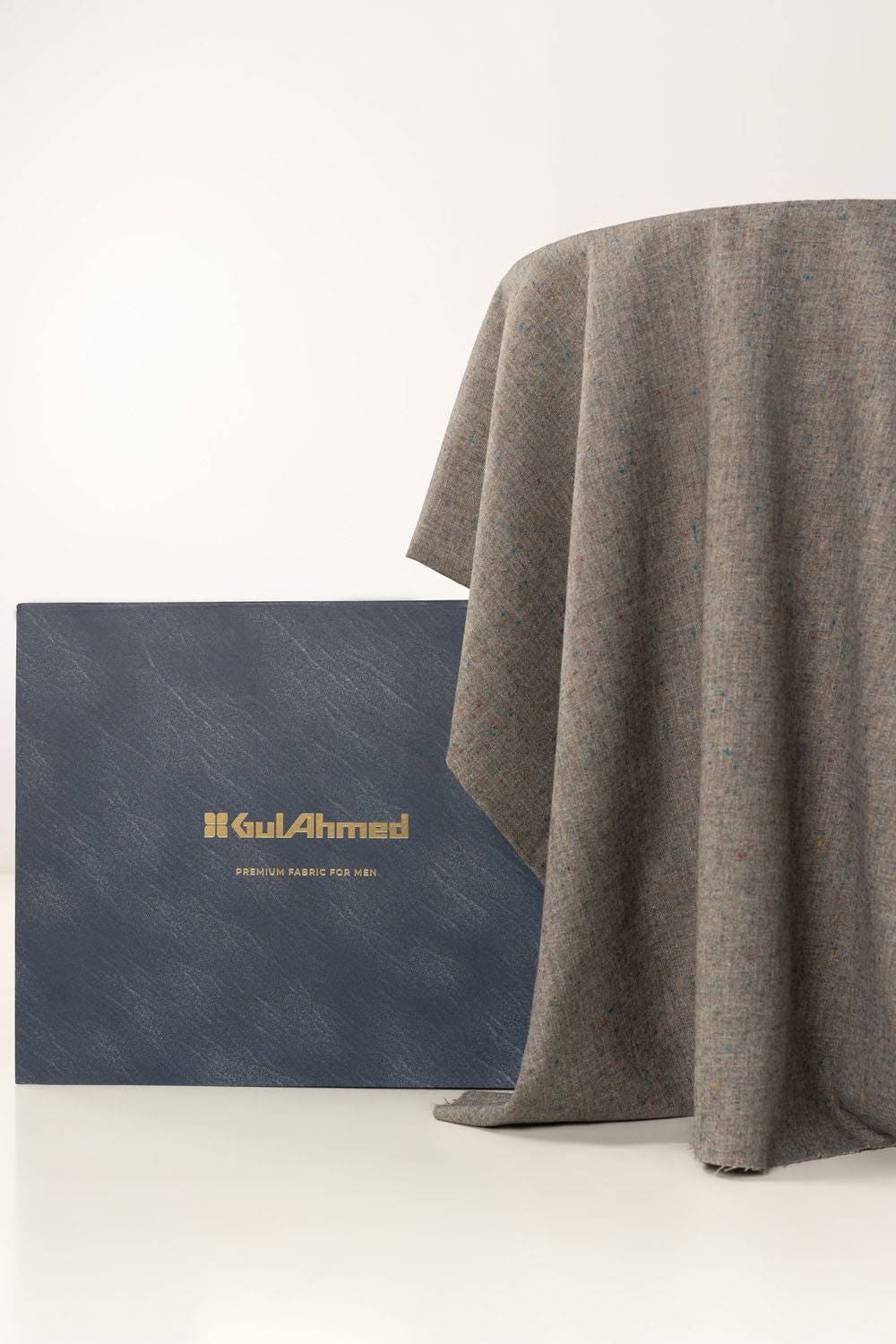 Bannu Donigal Unstitched Fabric Blended with Gift Box