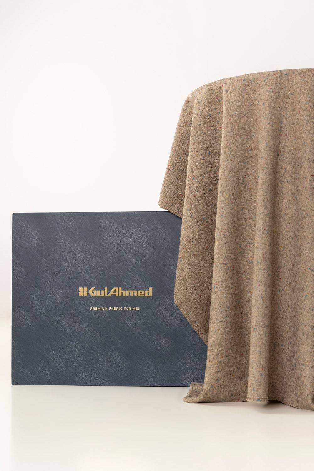 Bannu Donigal Unstitched Fabric Blended with Gift Box