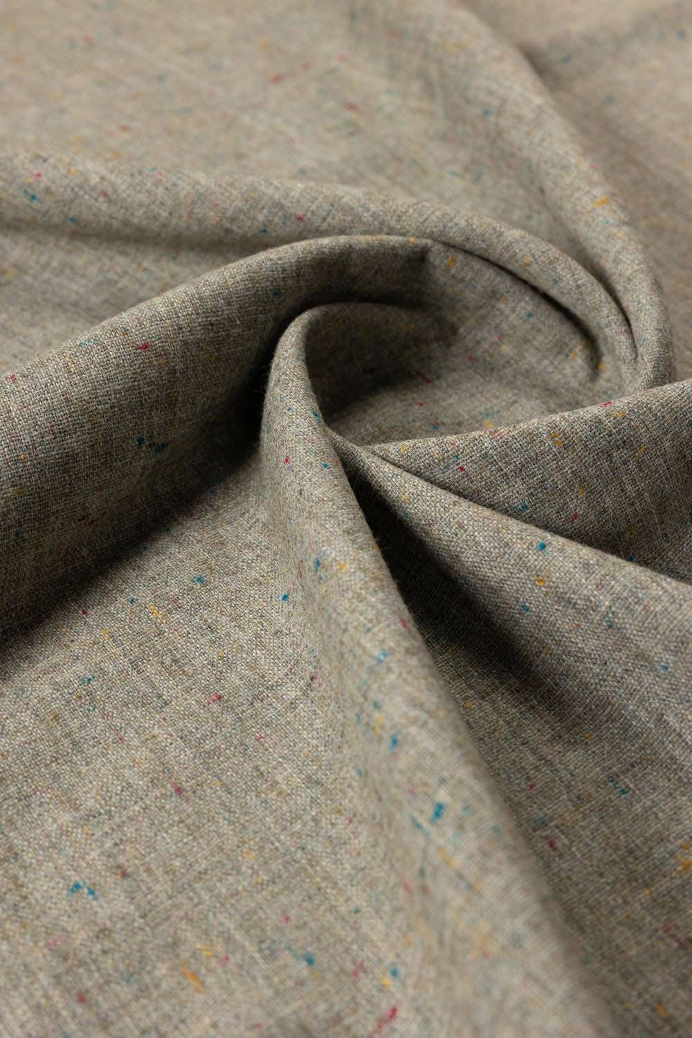 Bannu Donigal Unstitched Fabric Blended with Gift Box
