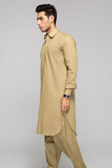 Light Khaki Unstitched Fabric GUL 900 UJALA