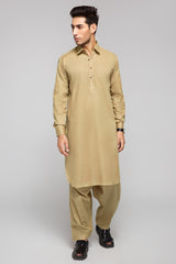 Light Khaki Unstitched Fabric GUL 900 UJALA
