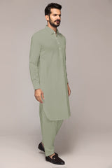 Pista Unstitched Fabric GUL RUBIA LAWN