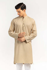 Beige Basic Kurta KR-PLN22-037