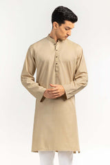 Beige Basic Kurta KR-PLN22-037