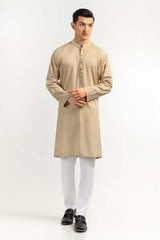 Beige Basic Kurta KR-PLN22-037