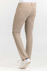 Beige Basic Non Denim Jeans TR-NDJ22-008