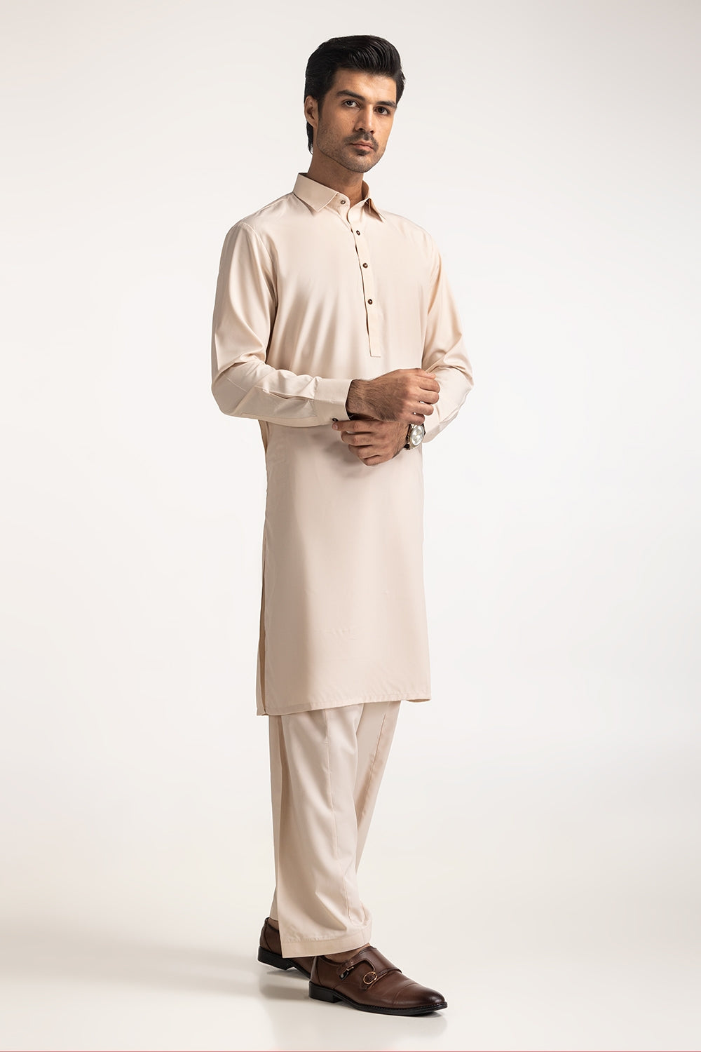 Beige Basic Suit SK-P24-055