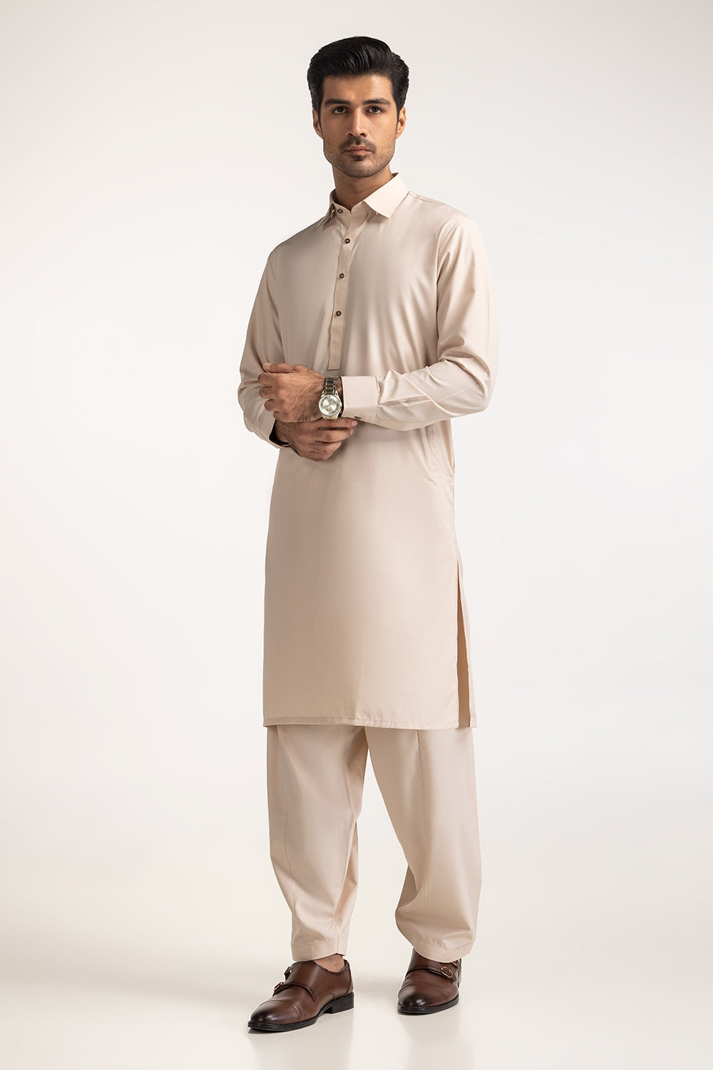 Beige Basic Suit SK-P24-055
