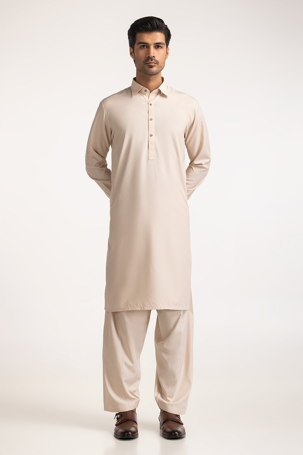 Beige Basic Suit SK-P24-055