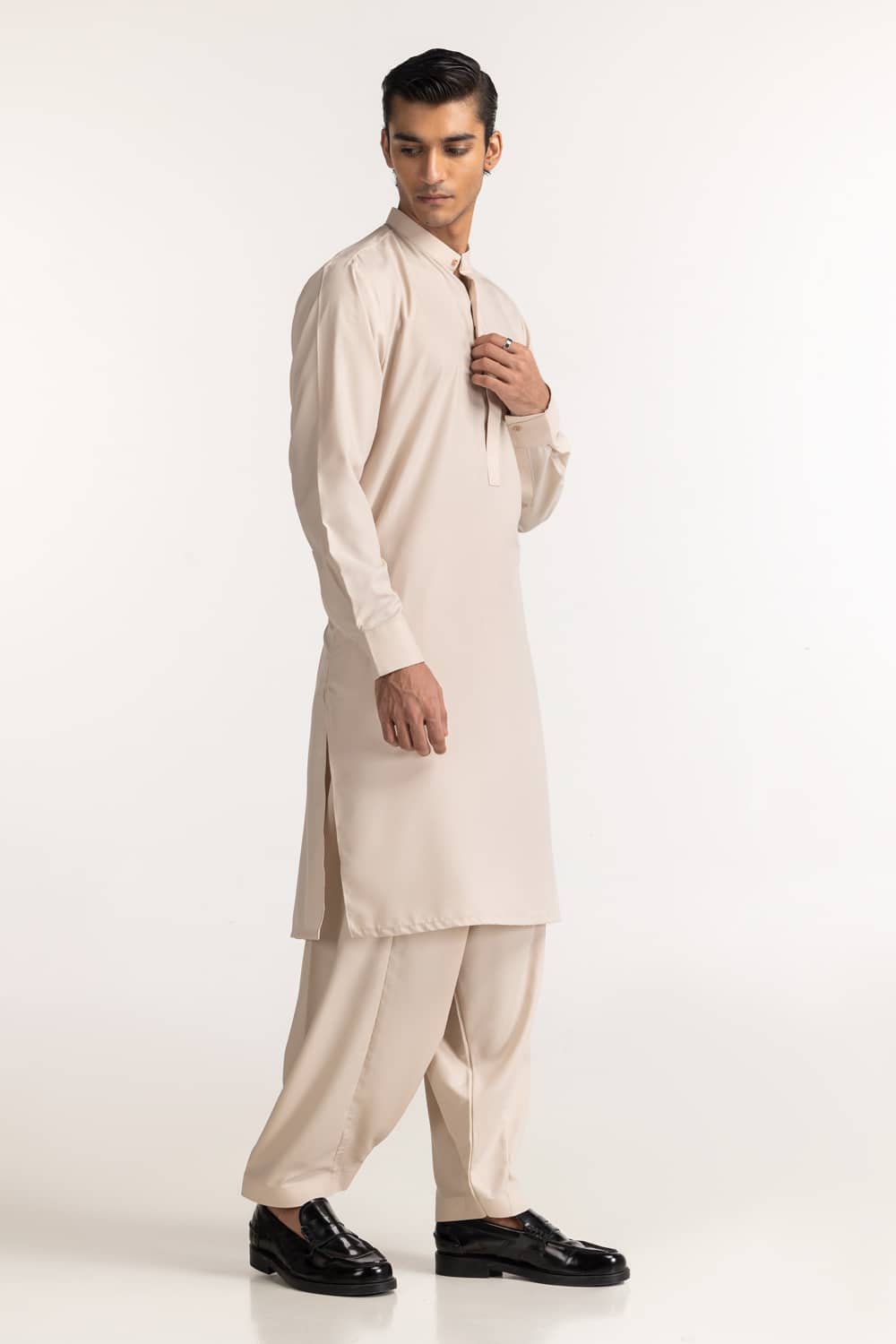 Beige Basic Suit SK-PSD24-007