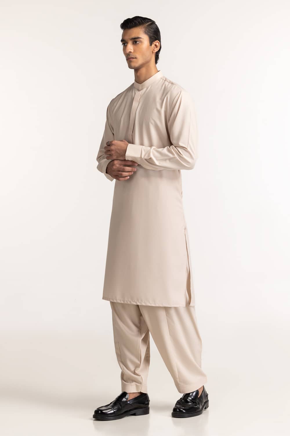 Beige Basic Suit SK-PSD24-007