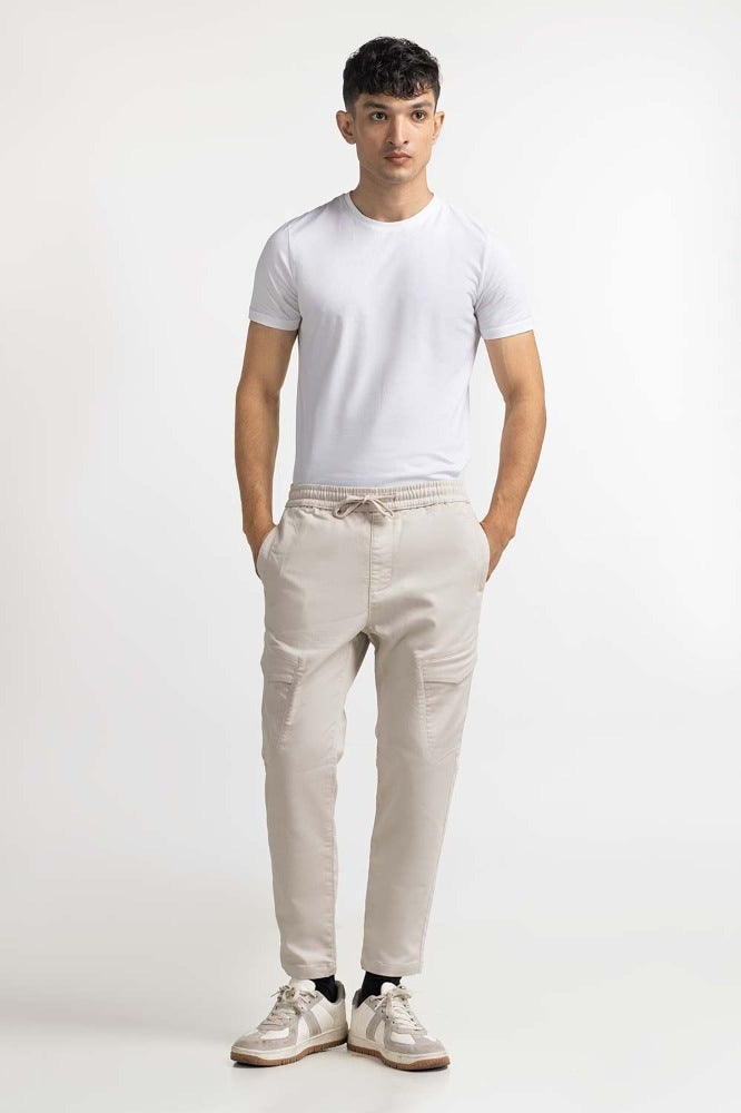 Beige Basic Trouser MN-TRKH- WV23-007 B