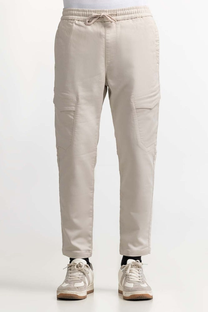Beige Basic Trouser MN-TRKH- WV23-007 B