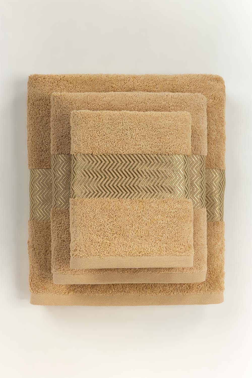 Beige Combed Towel Viscose 23W