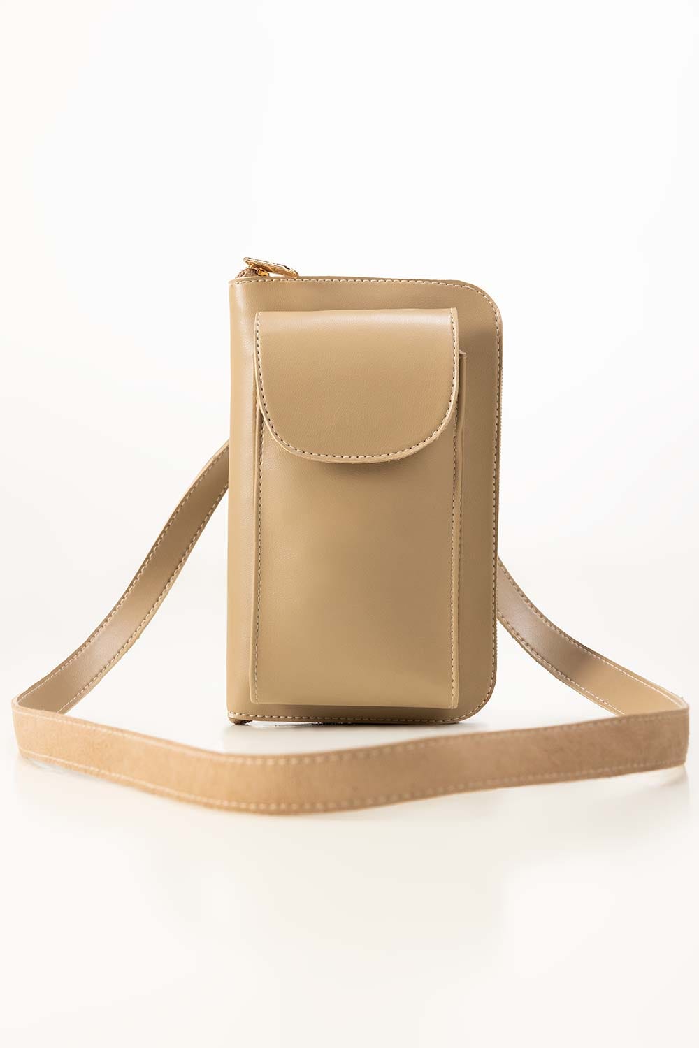 Beige Cross Body Wallet IWB-CBW24-002