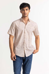 Beige Digital Printed Casual Shirt MN-CS-PD23-001