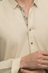 Beige Fashion Kurta KS-831