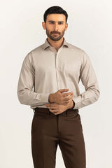 Beige Formal Shirt MN-FS-PD23-023