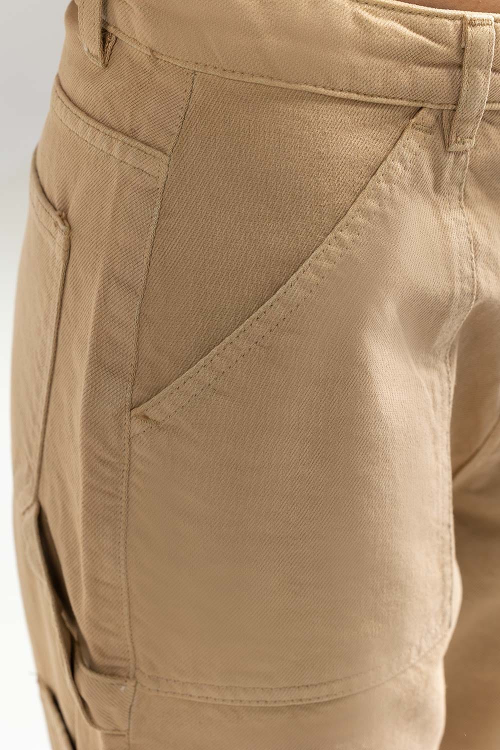 Beige Non Denim Trouser 231-221-007 A