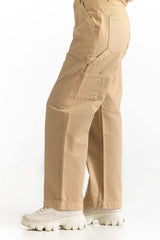 Beige Non Denim Trouser 231-221-007 A